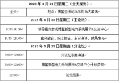 2023年博鳌新型电力系统国际论坛即将开幕